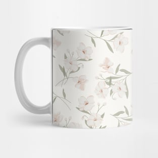 Soft tone floral clusters Mug